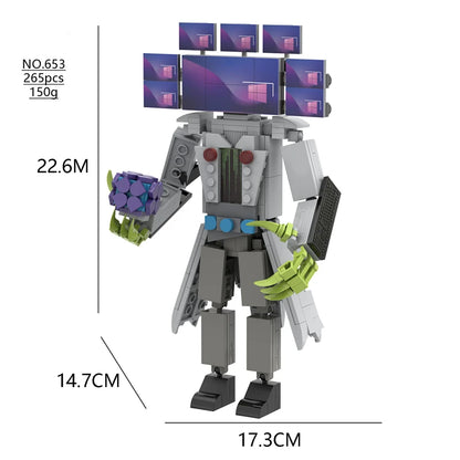 Titan Series Skibidi Toilet Building Blocks – Create Your Epic Movie Scene! 🎥🧱