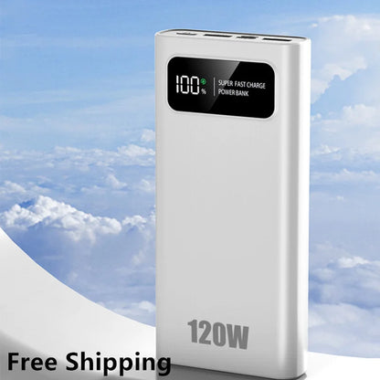 50000mAh Ultra Capacity Power Bank - 120W Super Fast Charging ⚡