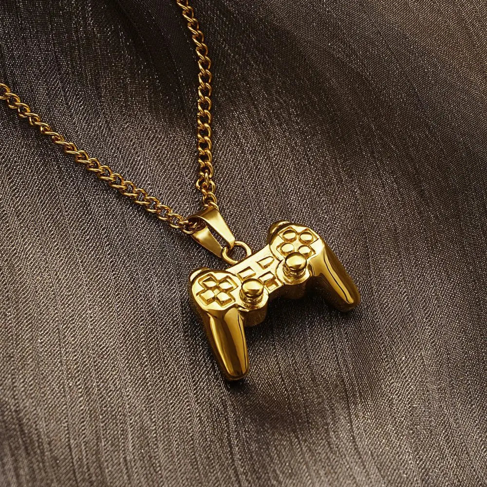 Retro Game Console Handle Necklace - Gamer Jewellery Vibes 🎮