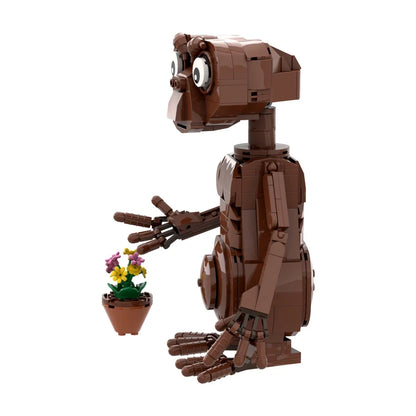 Build Your Own E.T. Alien MOC Model – Sci-Fi Building Blocks Set!