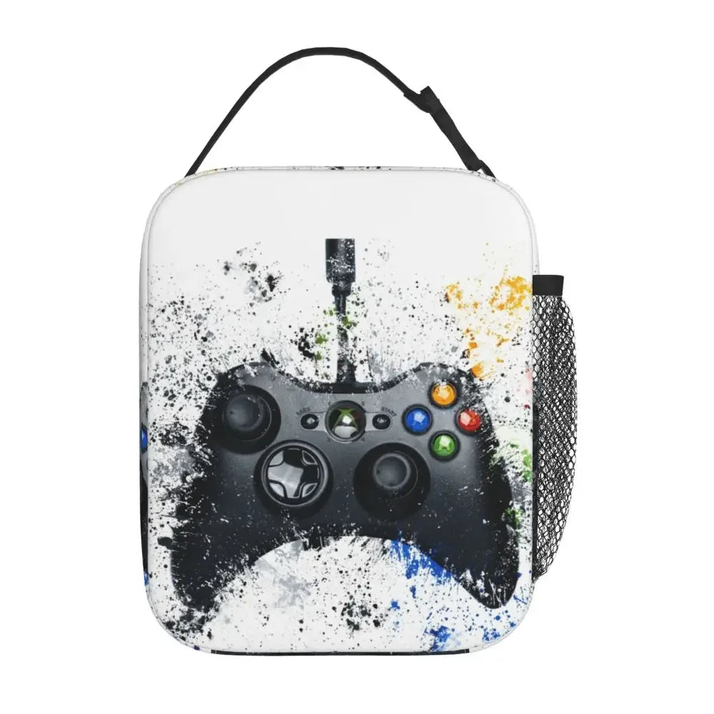 Retro Gaming Controller Insulated Lunch Bag - For Gamers On-The-Go 🎮