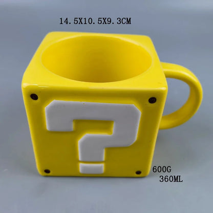 Super Mario Bros Ceramic Mug Gamer Style 🍄