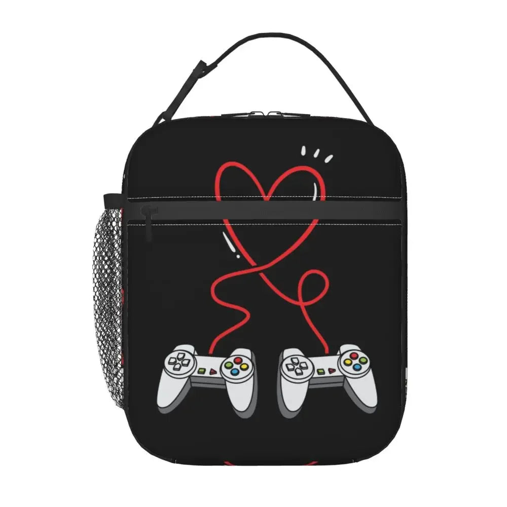 Retro Gaming Controller Insulated Lunch Bag - For Gamers On-The-Go 🎮