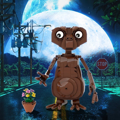 Build Your Own E.T. Alien MOC Model – Sci-Fi Building Blocks Set!