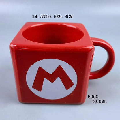 Super Mario Bros Ceramic Mug Gamer Style 🍄