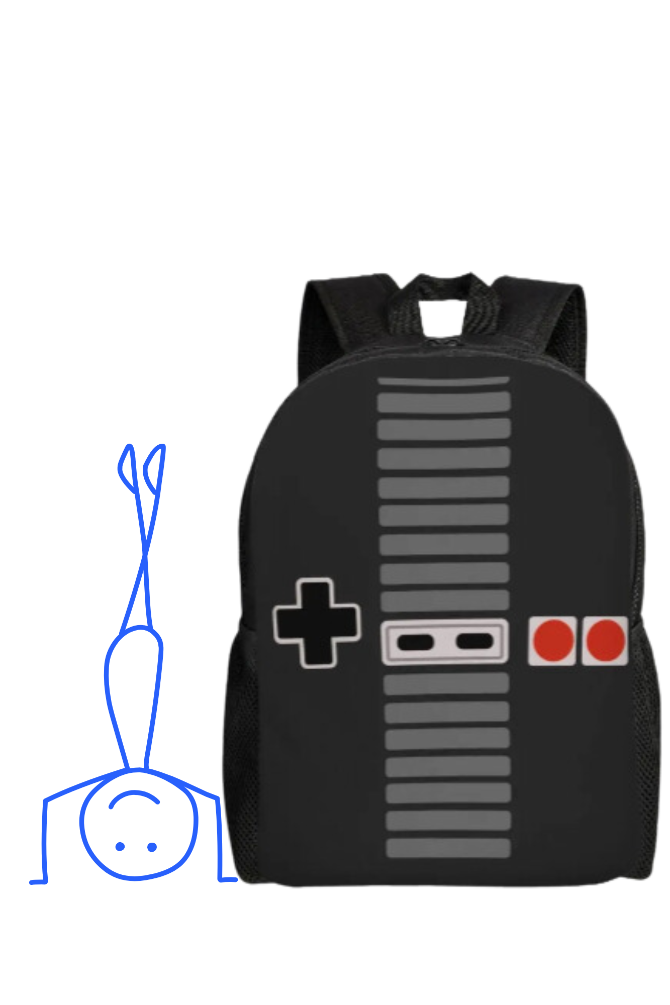 Retro Gaming Travel Controller Backpack🎒