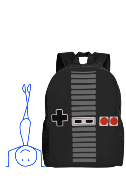 Retro Gaming Travel Controller Backpack🎒