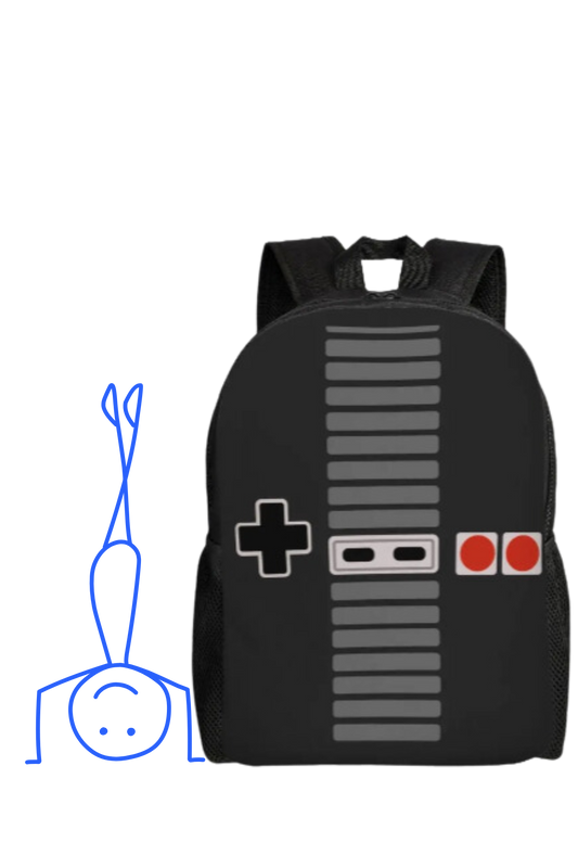 Retro Gaming Travel Controller Backpack🎒