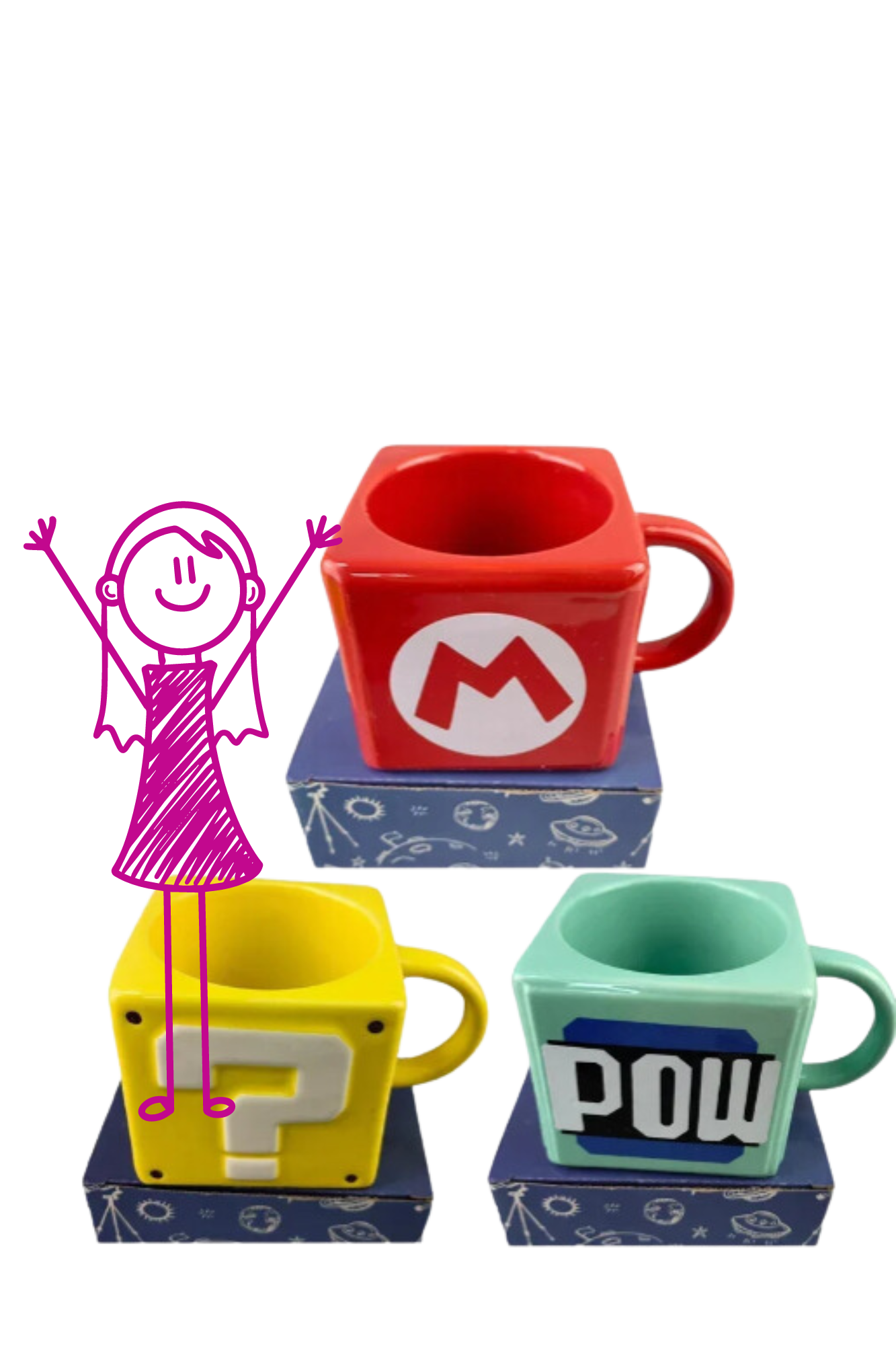 Super Mario Bros Ceramic Mug Gamer Style 🍄