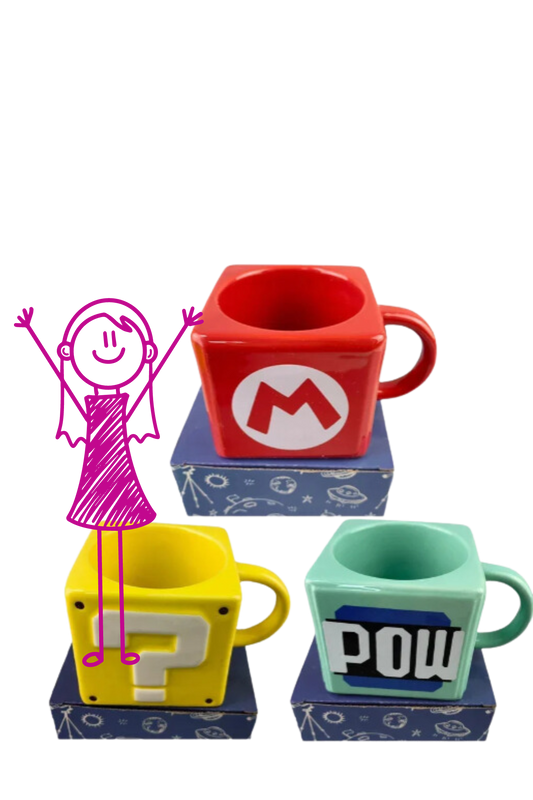 Super Mario Bros Ceramic Mug Gamer Style 🍄