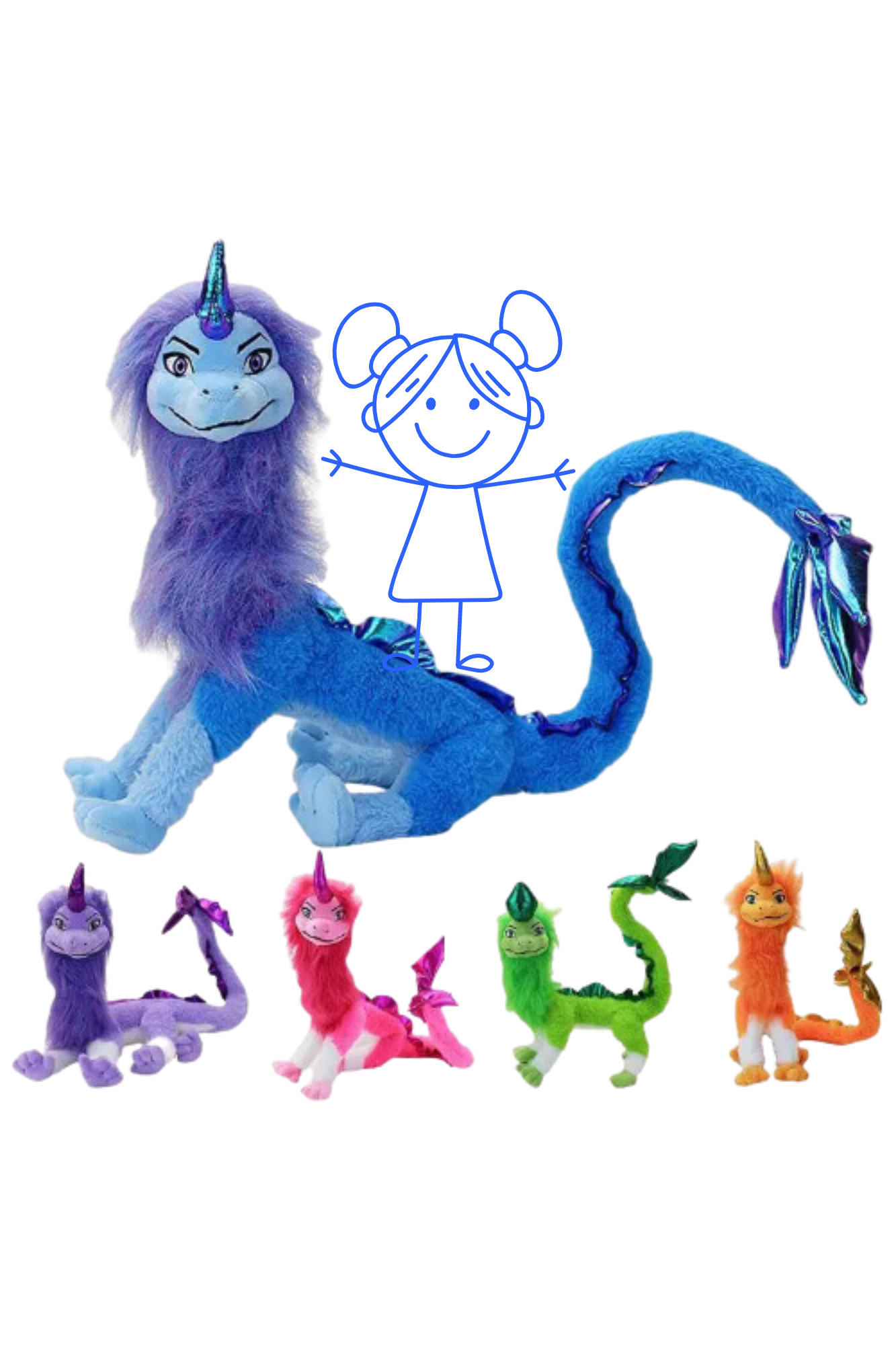 Raya Fans! Sisu Dragon Plush Toy Selection