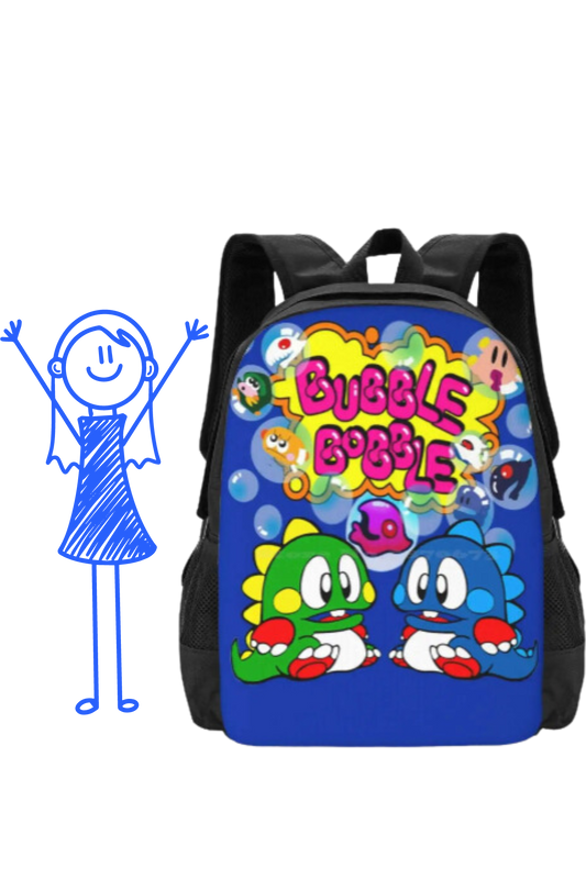 Bubble Bobble Retro Backpack - Perfect for Gamers & Retro Fans 🎮